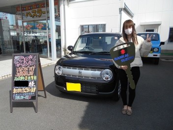 ☆ラパン納車おめでとうございます☆